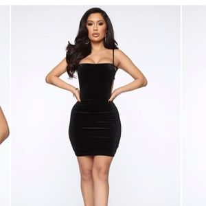 Fashion Nova Velvet Dress